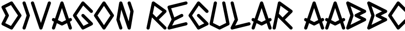 Divagon Regular font