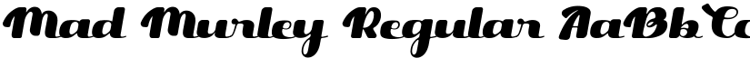 Mad Murley Regular font