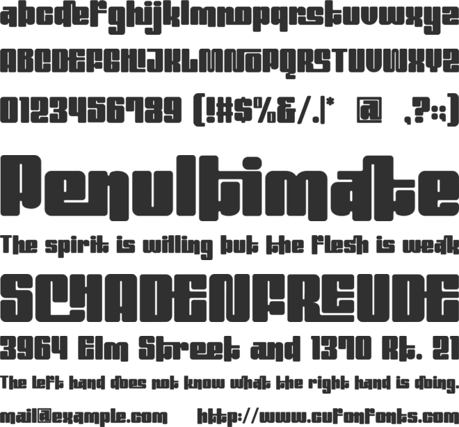 Beady Ready font preview