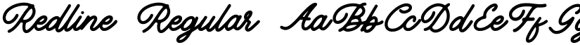Redline font download