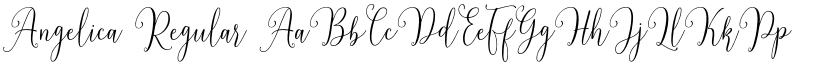 Angelica Regular font