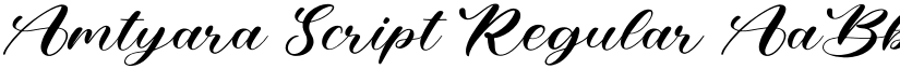 Amtyara Script Regular font