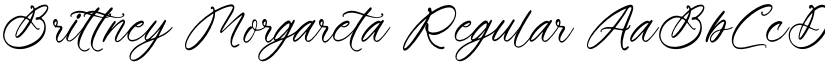 Brittney Morgareta Regular font