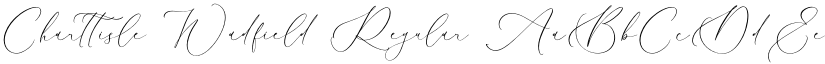 Charttisle Wadfield Regular font
