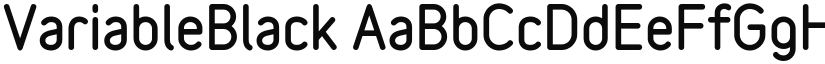 VariableBlack font download