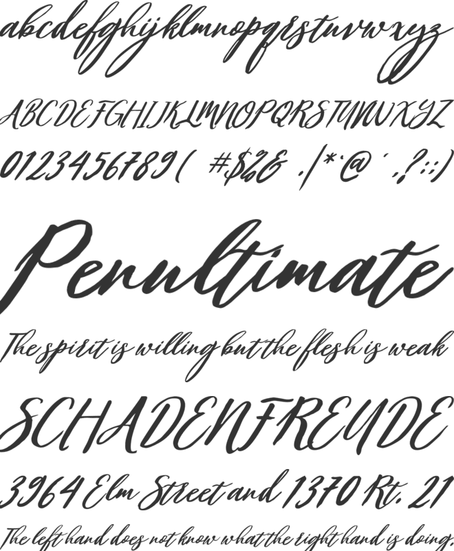 Chelsey Bobby font preview