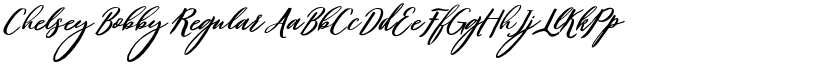 Chelsey Bobby Regular font