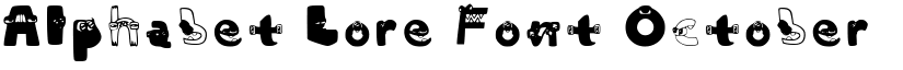 Alphabet Lore Font October 2022 Regular font