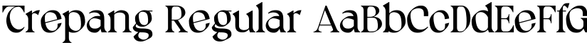 Trepang Regular font