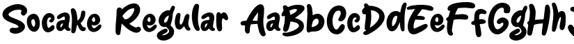 Socake Regular font