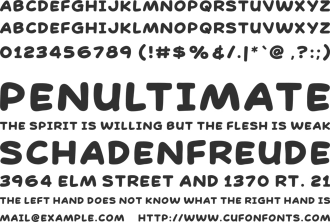 Chocopy font preview