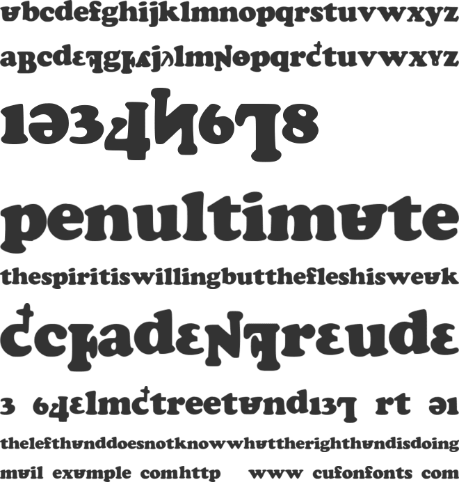 Shidinn Cooper font preview