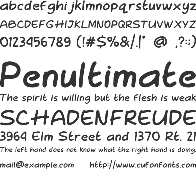 Virtus Verona font preview