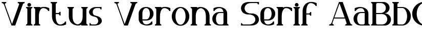 Virtus Verona Serif font
