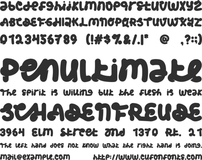 Sweet Kulfi font preview