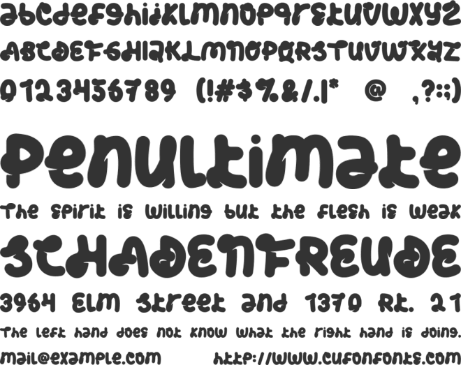 Sweet Kulfi font preview