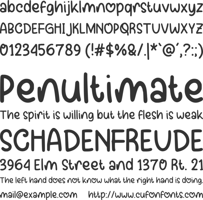 Sobatyan font preview