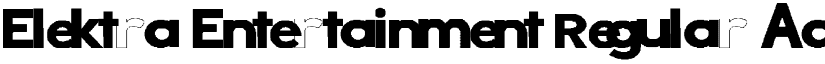 Elektra Entertainment Regular font