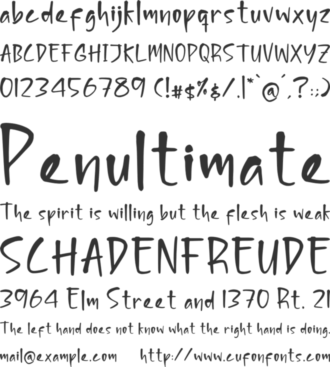 Acrhitech font preview
