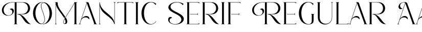Romantic Serif Regular font