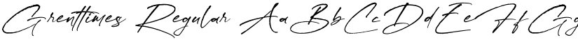 Grenttimes Regular font