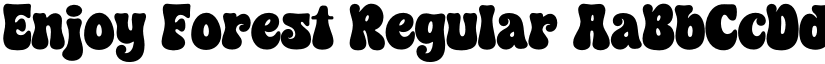Enjoy Forest Regular font
