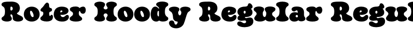 Roter Hoody Regular Regular font