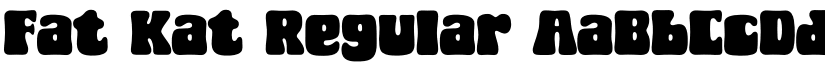 Fat Kat Regular font