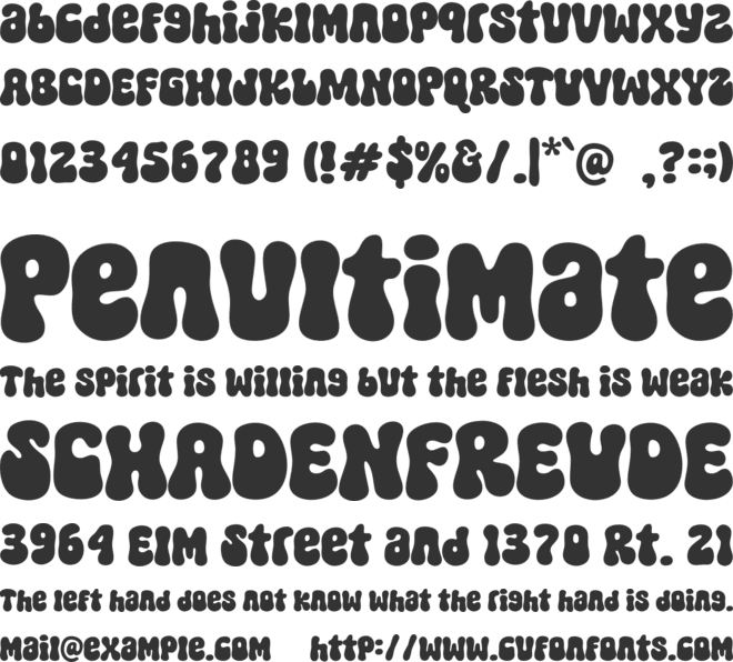 Soul Wave font preview