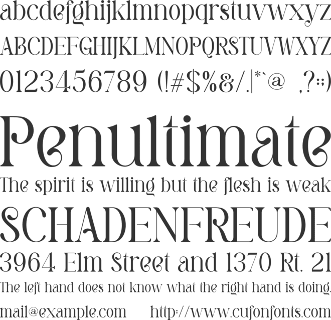 Pastel Orange font preview