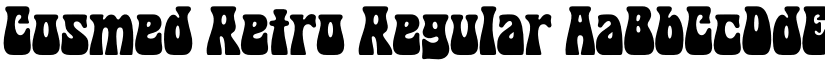 Cosmed Retro Regular font