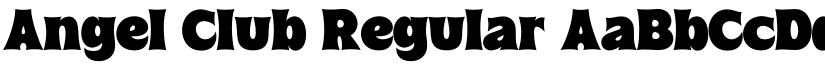 Angel Club Regular font