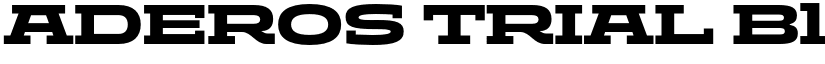 ADEROS TRIAL Black Expanded font