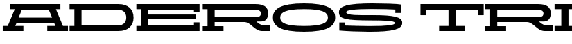 ADEROS TRIAL Bold Stretch font