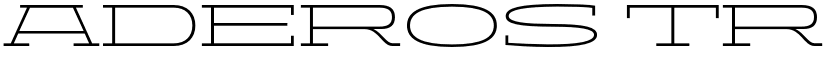 ADEROS TRIAL Extra Light Stretch font