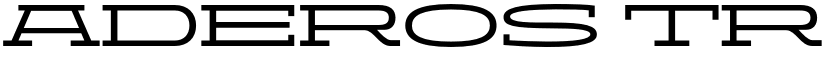 ADEROS TRIAL Stretch font