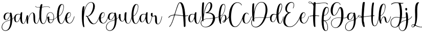 gantole Regular font