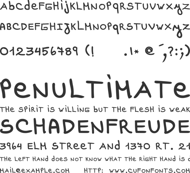 Alfa y Omega font preview