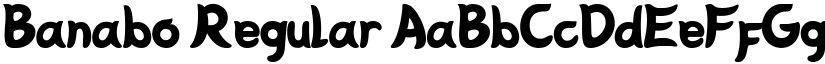 Banabo Regular font
