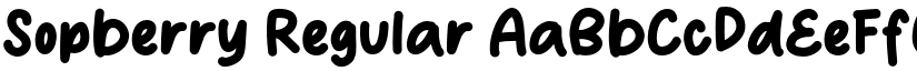 Sopberry Regular font