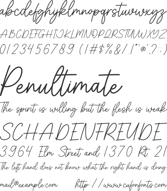 Keep Dancing font preview