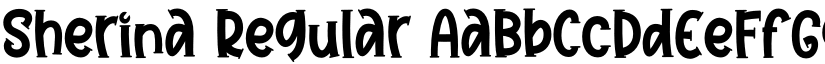 Sherina Regular font