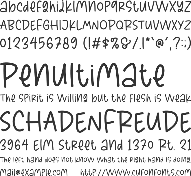 Rustic Farmer font preview