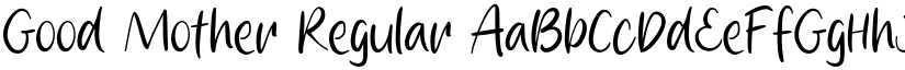 Good Mother Regular font