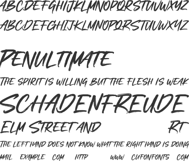 Spyckers Free font preview