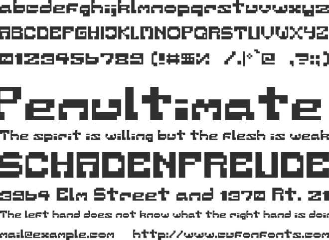 incredible soups font preview