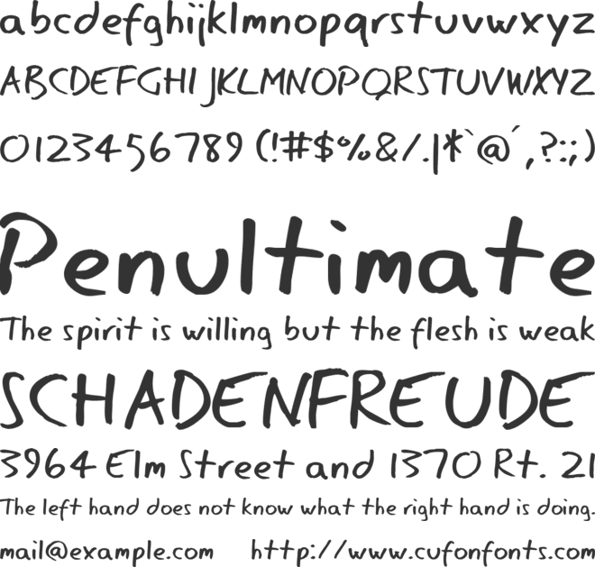 Eager Naturalist font preview