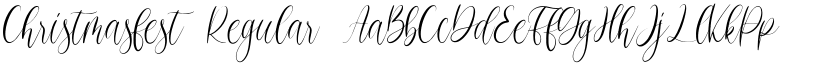 Christmasfest Regular font