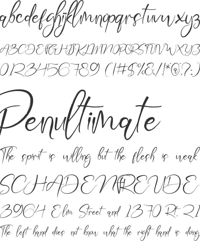 New Smashter font preview