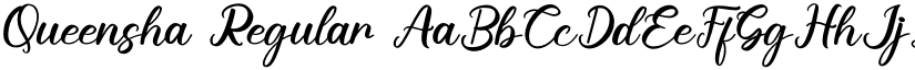 Queensha Regular font
